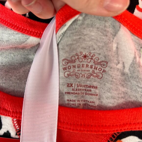 NWT Black Women's Holiday Penguins Print Pajama Set - Wondershop - Picture 3 of 6